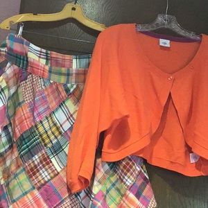 CAbi skirt/sweater set
